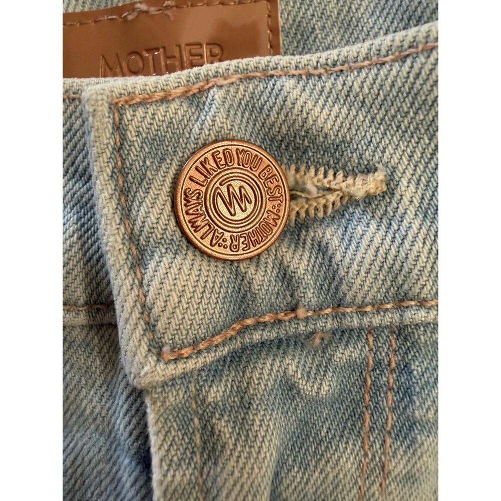 Mother Jeans Women's 29 Blue High Rise Twister Ankle Fray Cowabunga Denim NWOT - Picture 5 of 13
